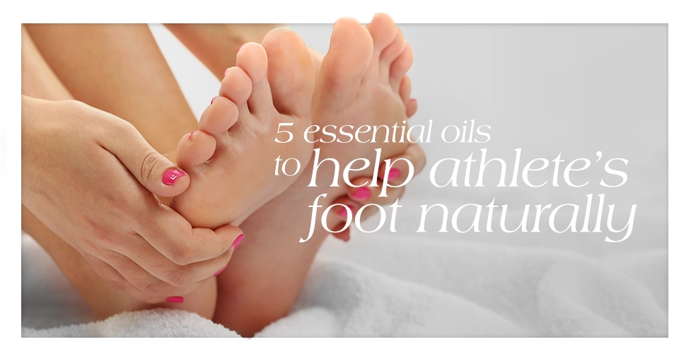 5 Essential Oils to Help Athletes Foot Naturally Healthier Home Featured Image