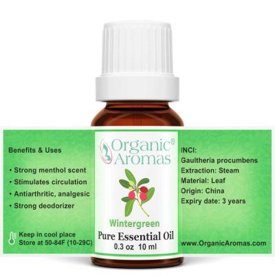 Wintergreen Pure Essential Oil Open Label