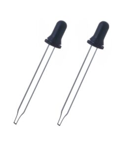 Two Glass Oil Pipettes
