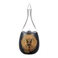 Gold and Black Laser Engraved Raindrop Diffuser Thai Elephant