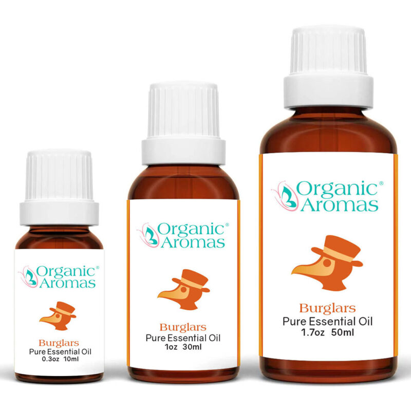Burglars Essential Oil Blend 10ml 30ml 50ml Bottle Size Burglars Essential Oil Blend 10ml 30ml 50ml Bottle Size