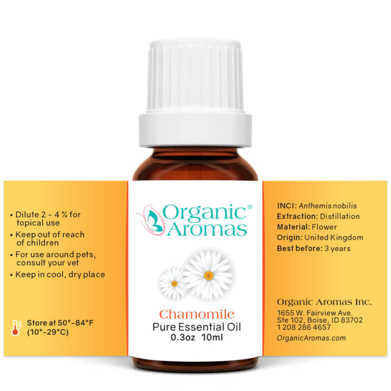 Chamomile Pure Essential Oil Open Label Chamomile Pure Essential Oil Open Label