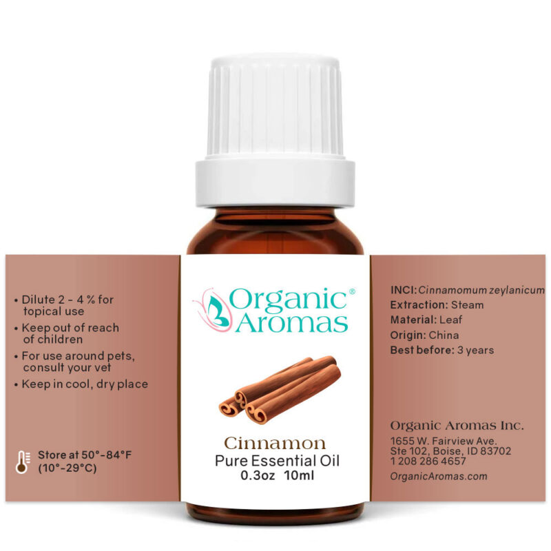 Cinnamon Essential Oil Open Label Cinnamon Essential Oil Open Label