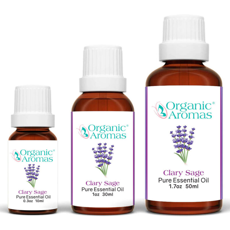 Clary Sage Essential Oil 3 Bottles Clary Sage Essential Oil 3 Bottles