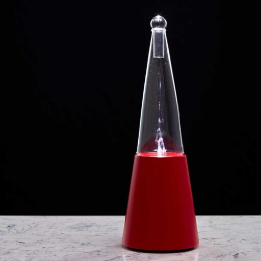 Exquisite Red Nebulizing Diffuser With Black Background