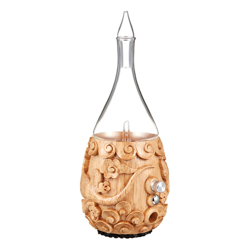 Hand Carved Gecko Nebulizing Diffuser by Organic Aromas Hand Carved Gecko Nebulizing Diffuser by Organic Aromas