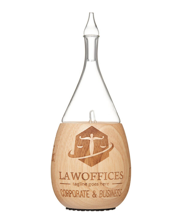 Laser Engraved Diffuser Corporate Logo By Organic Aromas