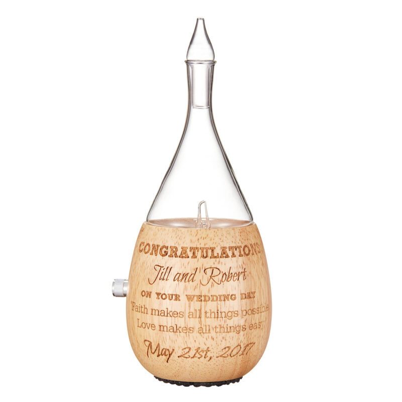 Laser Engraved Diffuser Wedding Gift Organic Aromas Laser Engraved Diffuser Wedding Gift Organic Aromas