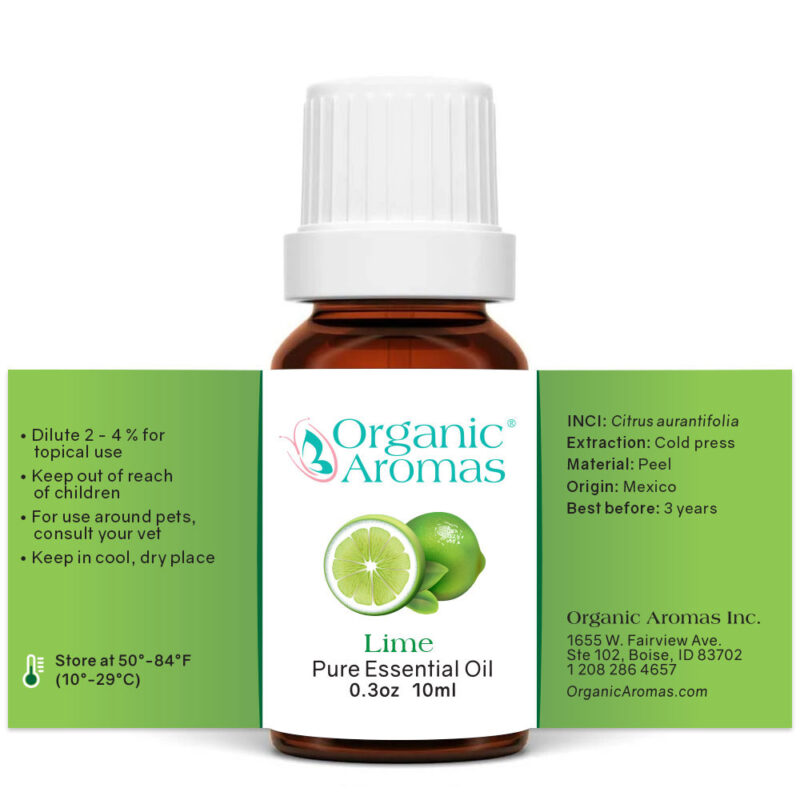 Lime Pure Essential Oil Open Label Lime Pure Essential Oil Open Label