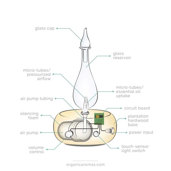Diagram of the Nebulizing Diffuser Magnificent
