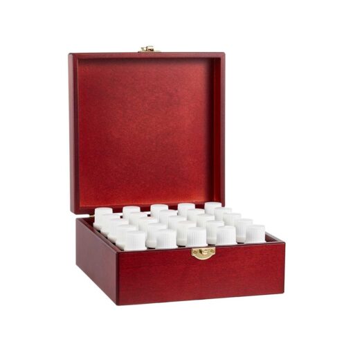 Wooden Box of 25 Essential Oils Alchemist Chest