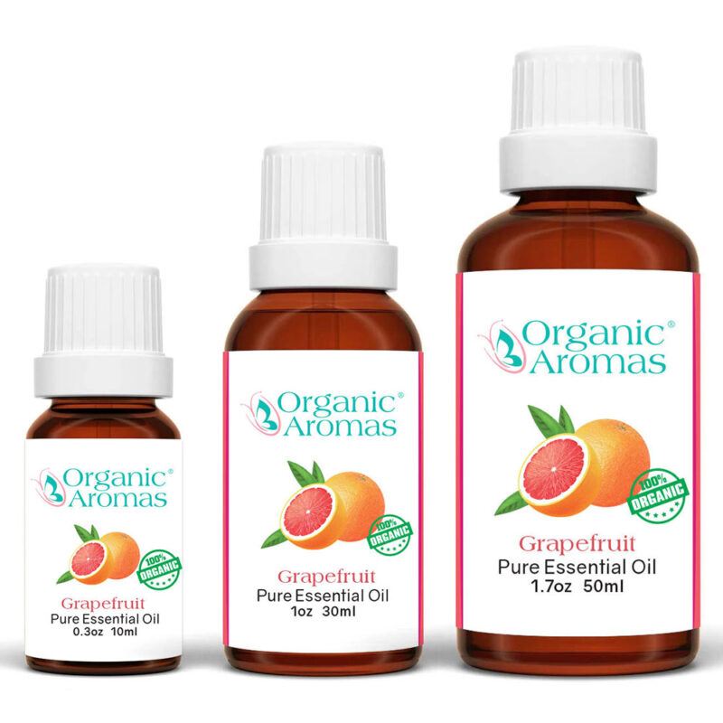 Grapefruit Organic Pure Essential Oil 10ml 30ml 50ml Bottle Size Grapefruit Organic Pure Essential Oil 10ml 30ml 50ml Bottle Size