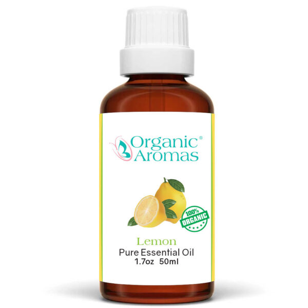 Lemon Organic Pure Essential Oil 50ml