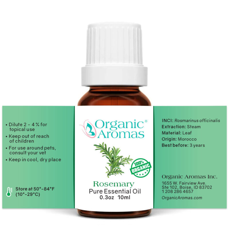 Rosemary Pure Essential Oil Open Label Rosemary Pure Essential Oil Open Label