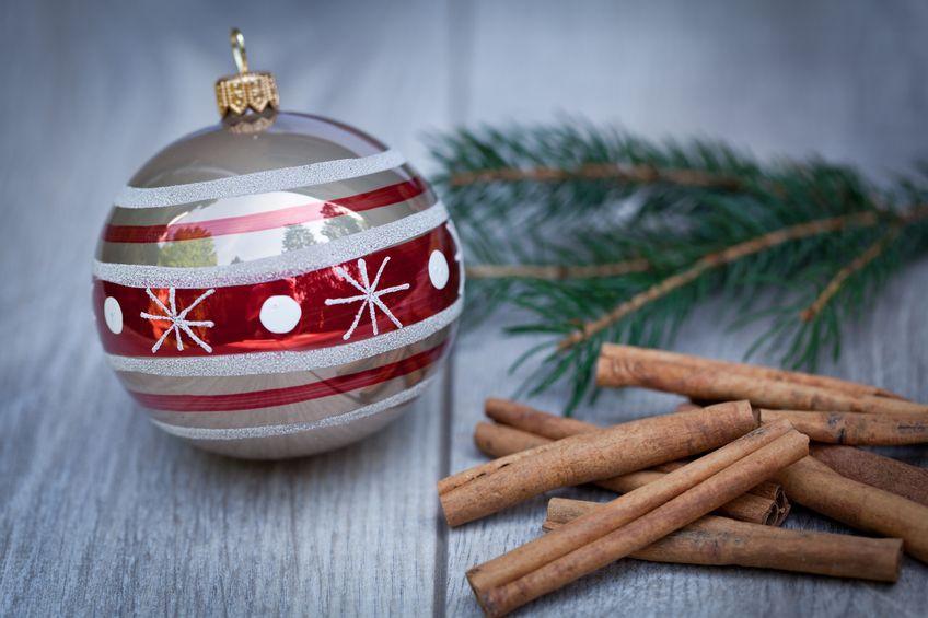 Christmas Balls with Background