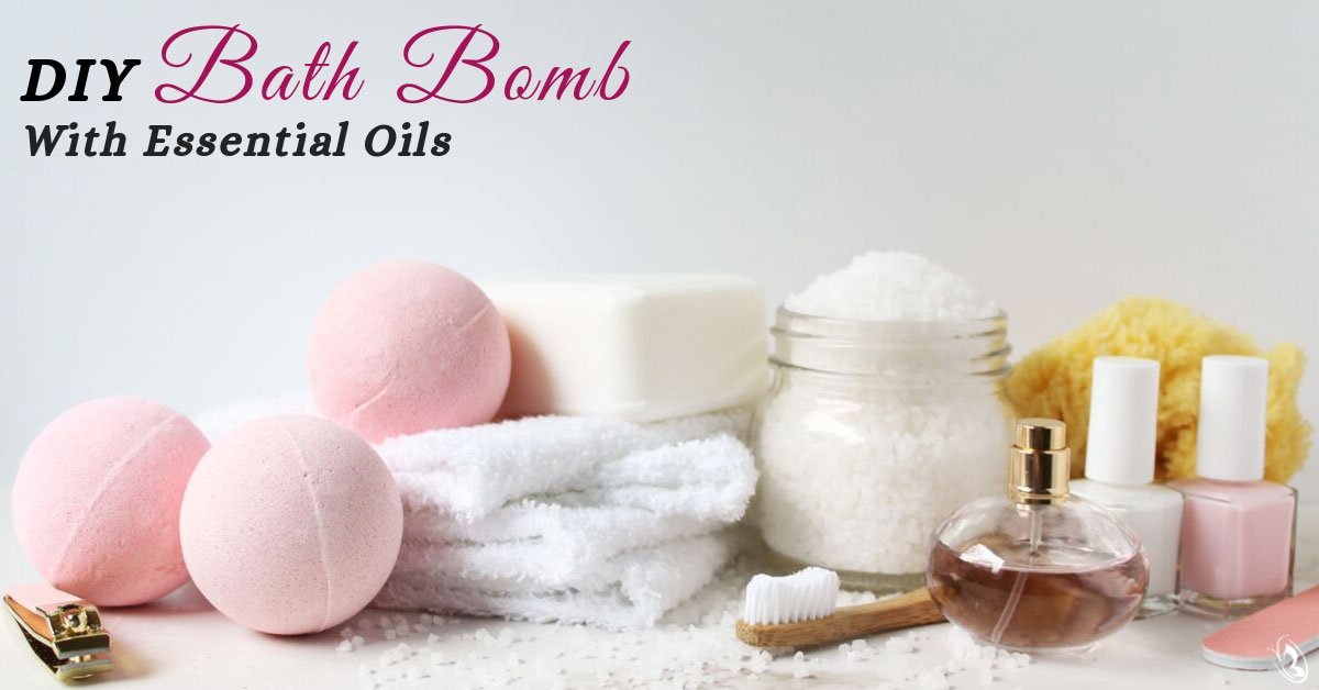 using essential oils in bath bombs