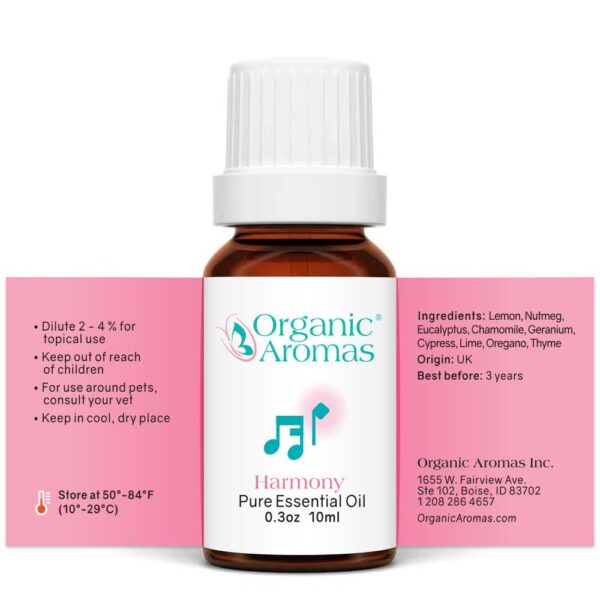 Harmony Essential Oil Blend Open Label