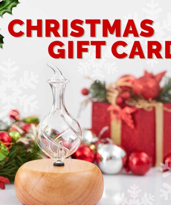 Christmas Gift Card and Radiance Diffuser with Background