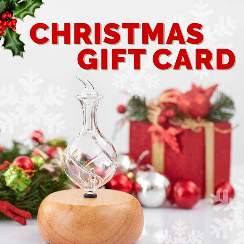 Christmas Gift Card and Radiance Diffuser with Background