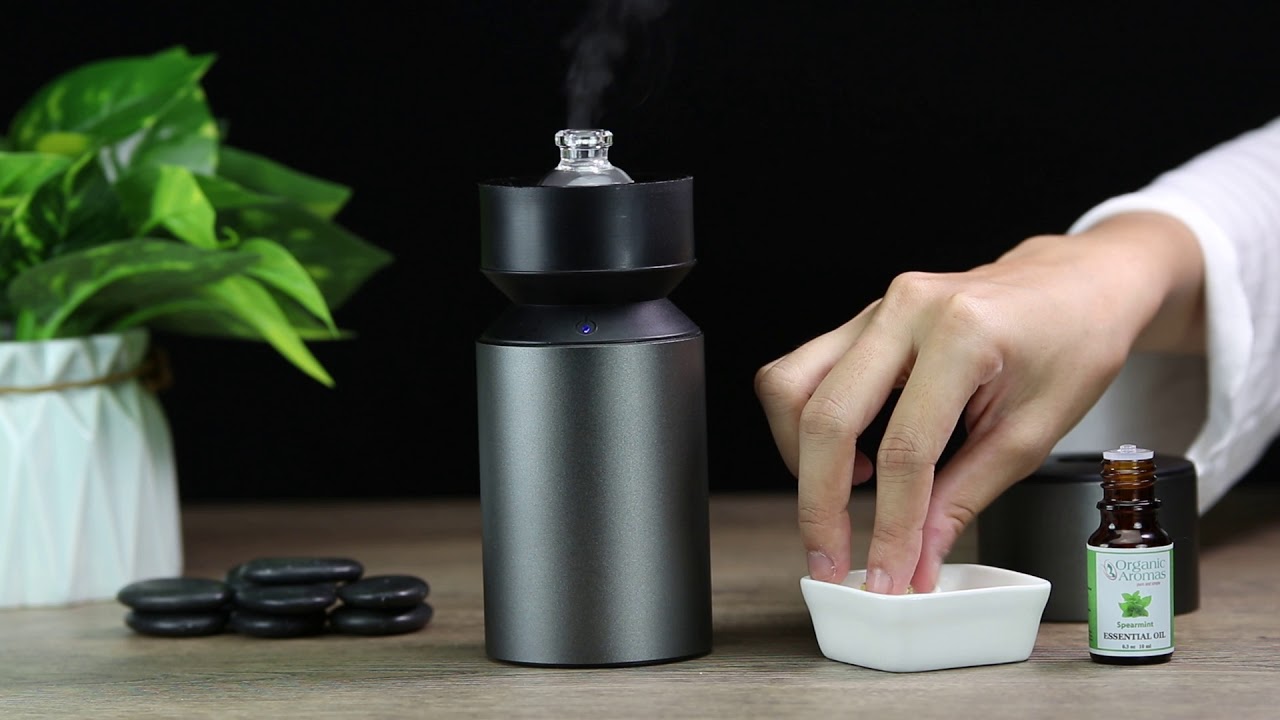 Diffusing Mobile-Mini Nebulizing Diffuser from Organic Aromas