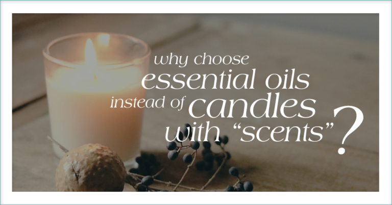 Why choose essential oils for purifying the air instead of scented candles?