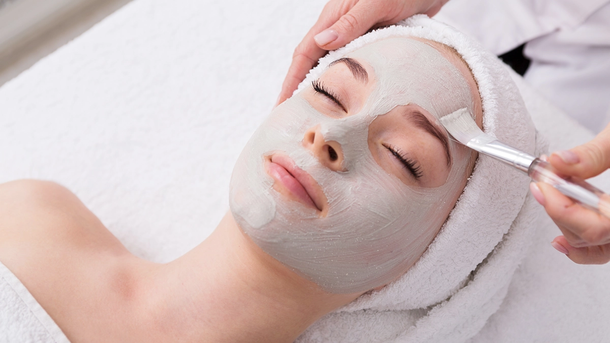 spa setting with essential oil-infused masks