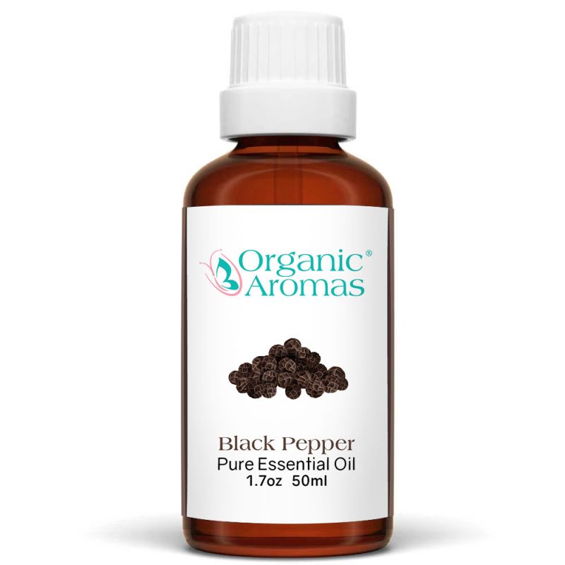 Black-Pepper-50ml a bottle of Black Pepper Essential Oil 50ml