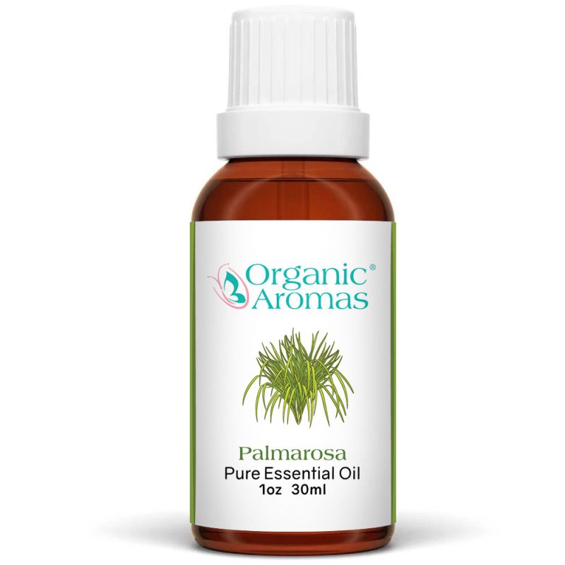 Palmarosa Essential Oil-30ml a bottle of Palmarosa essential oil