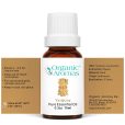a brown bottle of Vetiver Essential Oil with a white cap