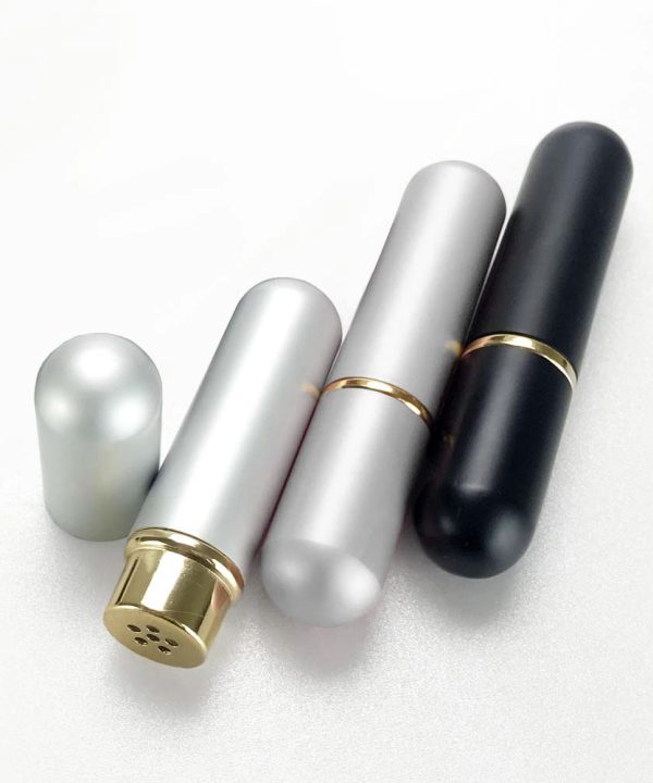 Aromatherapy Personal Essential Oil Nasal Inhaler – Sleek Refillable Inhalers (Pack of 3)