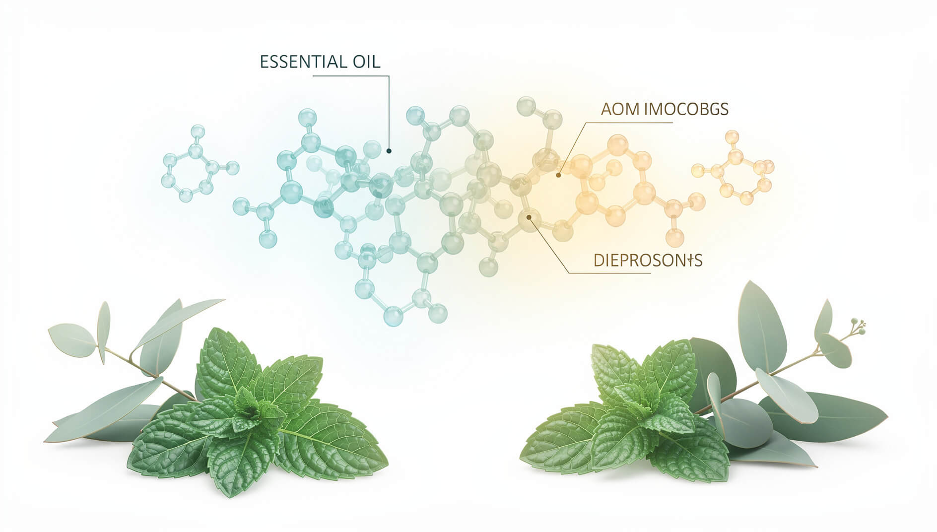 How essential oil compounds repel spiders through aromatic molecules