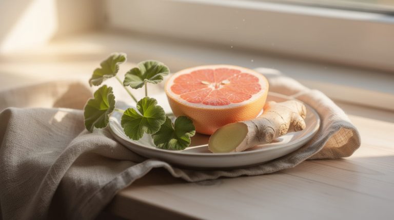 Tuesday Blend: Grapefruit, Geranium, and Ginger for the Mid-Morning Lift