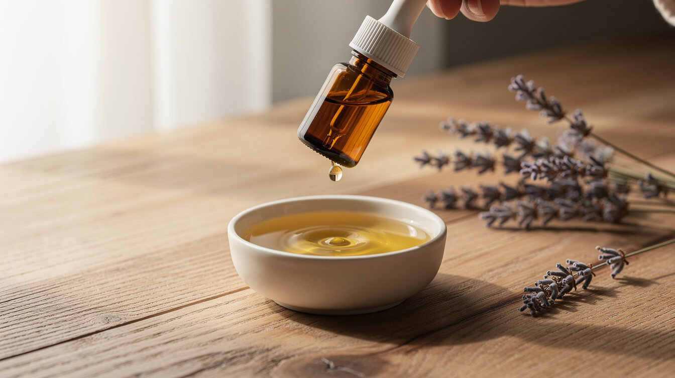 how to dilute essential oils with carrier oil dropper bottle