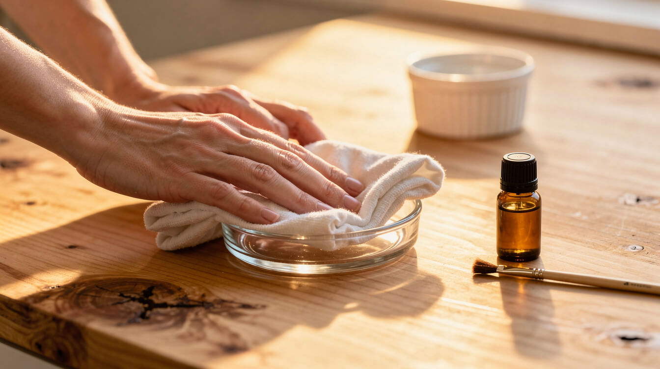 caring for a nebulizing diffuser between blends