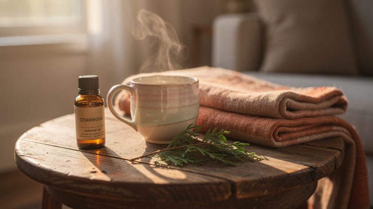 Sunday Reset: The Evening You Don’t Fill, and a Warmed Drop of Cedarwood