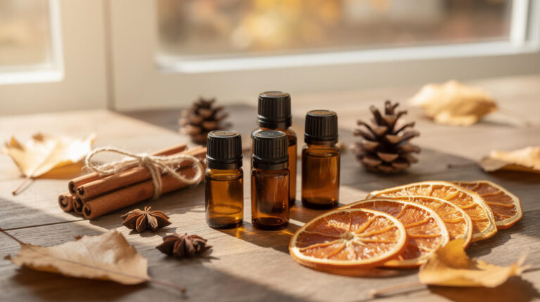 Essential Oil Blends for Fall: 7 Cozy Diffuser Recipes (and the Nebulizing Ratios Nobody Gives You)