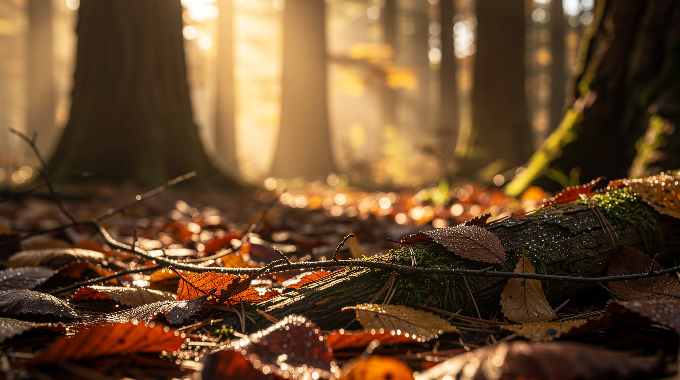 cedarwood essential oil benefits autumn forest atmosphere cedrol sesquiterpene