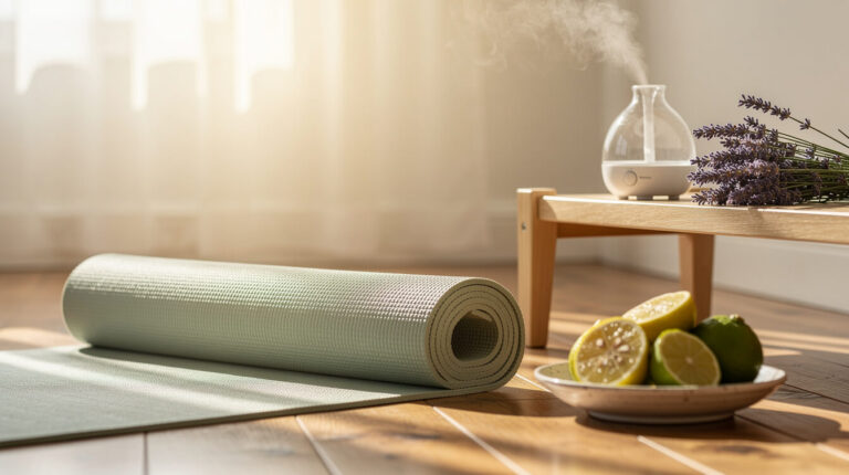 Wednesday Setting: The Post-Yoga Window — Fifteen Minutes of Diffused Stillness After You Move