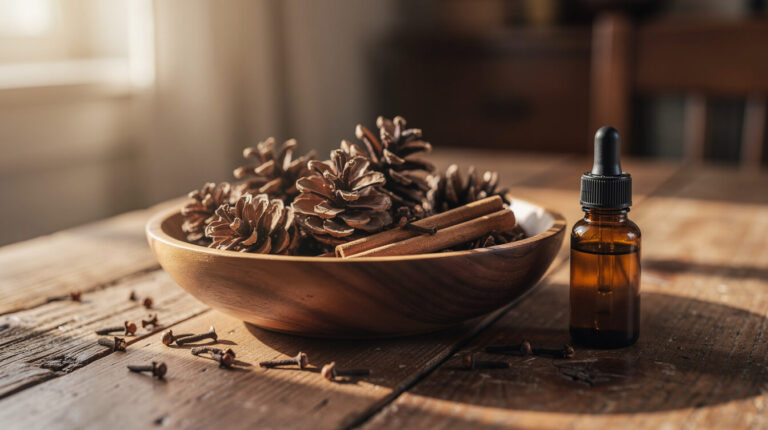 Cinnamon Essential Oil for Pine Cones: The Bake-First, No-Water Method (and the Bark-vs-Leaf Rule)