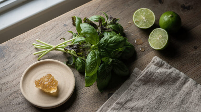 Tuesday Blend: The Last Basil Before the Cold — Sweet Basil, Lime & Copaiba for the Supper Hour