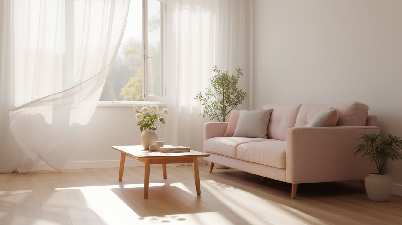 fresh open window airing out a room after removing cigarette smoke smell