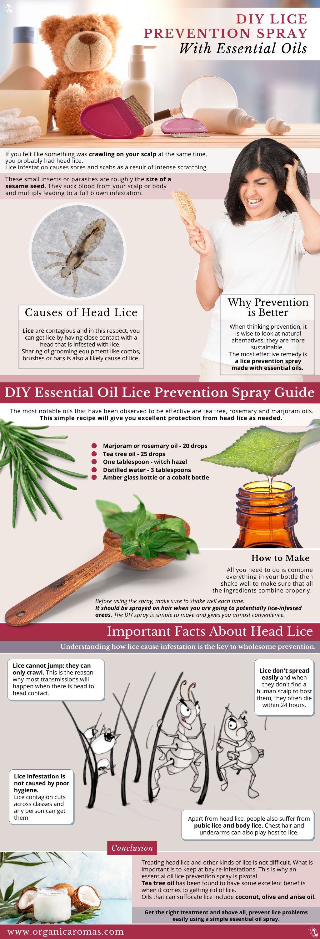 DIY Lice Prevention Spray With Essential Oils - Organic Aromas®