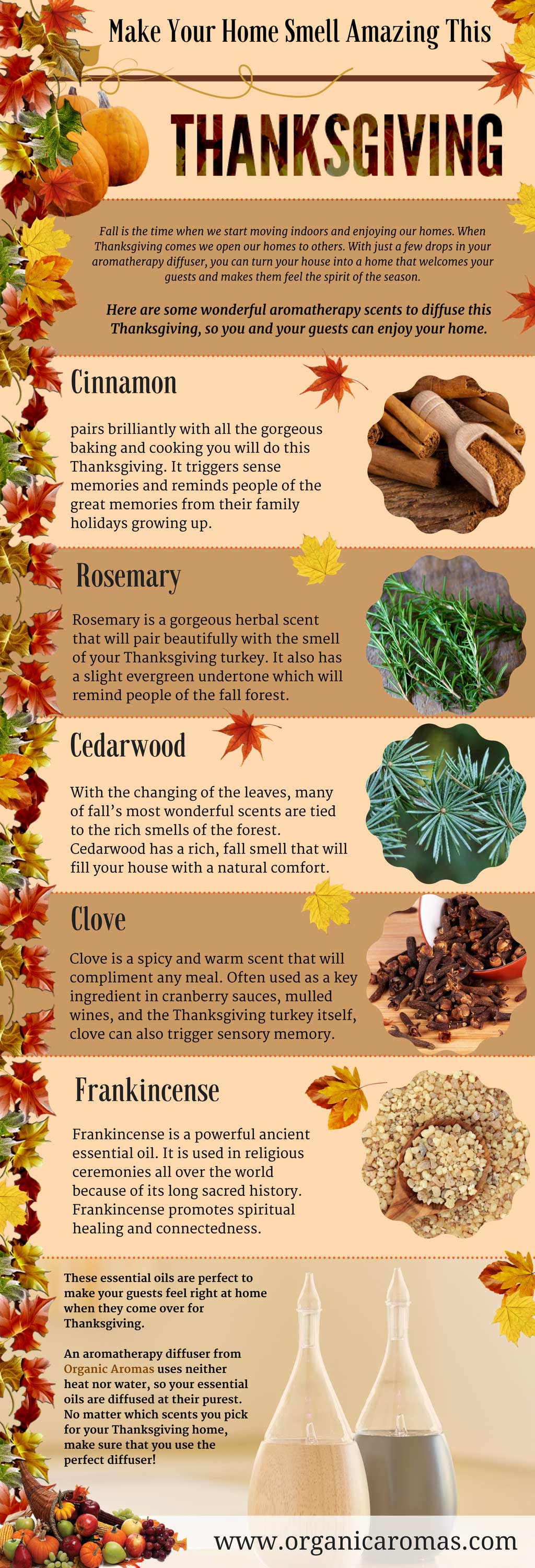 Fill your home with Organic Aromas this Thanksgiving