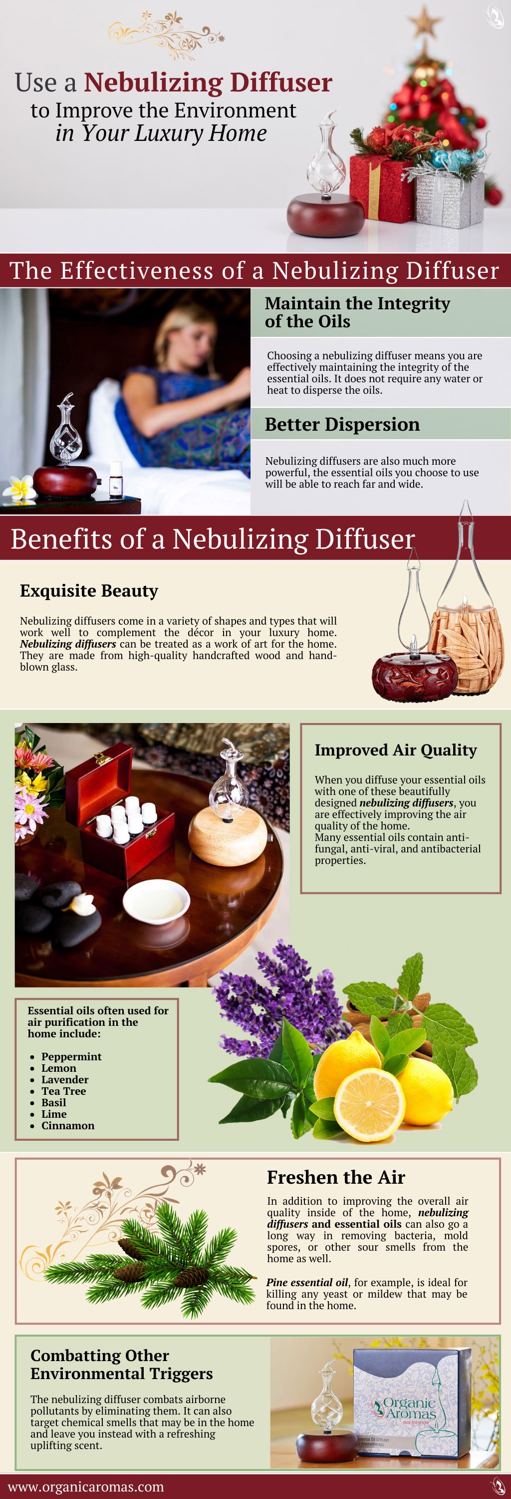 Use a Nebulizing Diffuser to Improve the Environment in Your Luxury Home